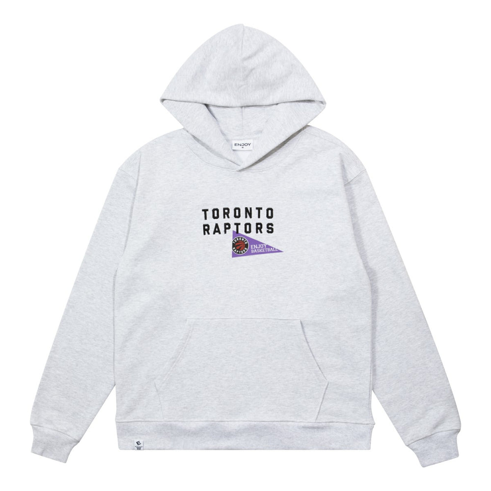 NBA - Enjoy Basketball x Toronto Raptors Unisex Hoop Enthusiast Capsule Collection Pullover Hoodie - Heather Gray