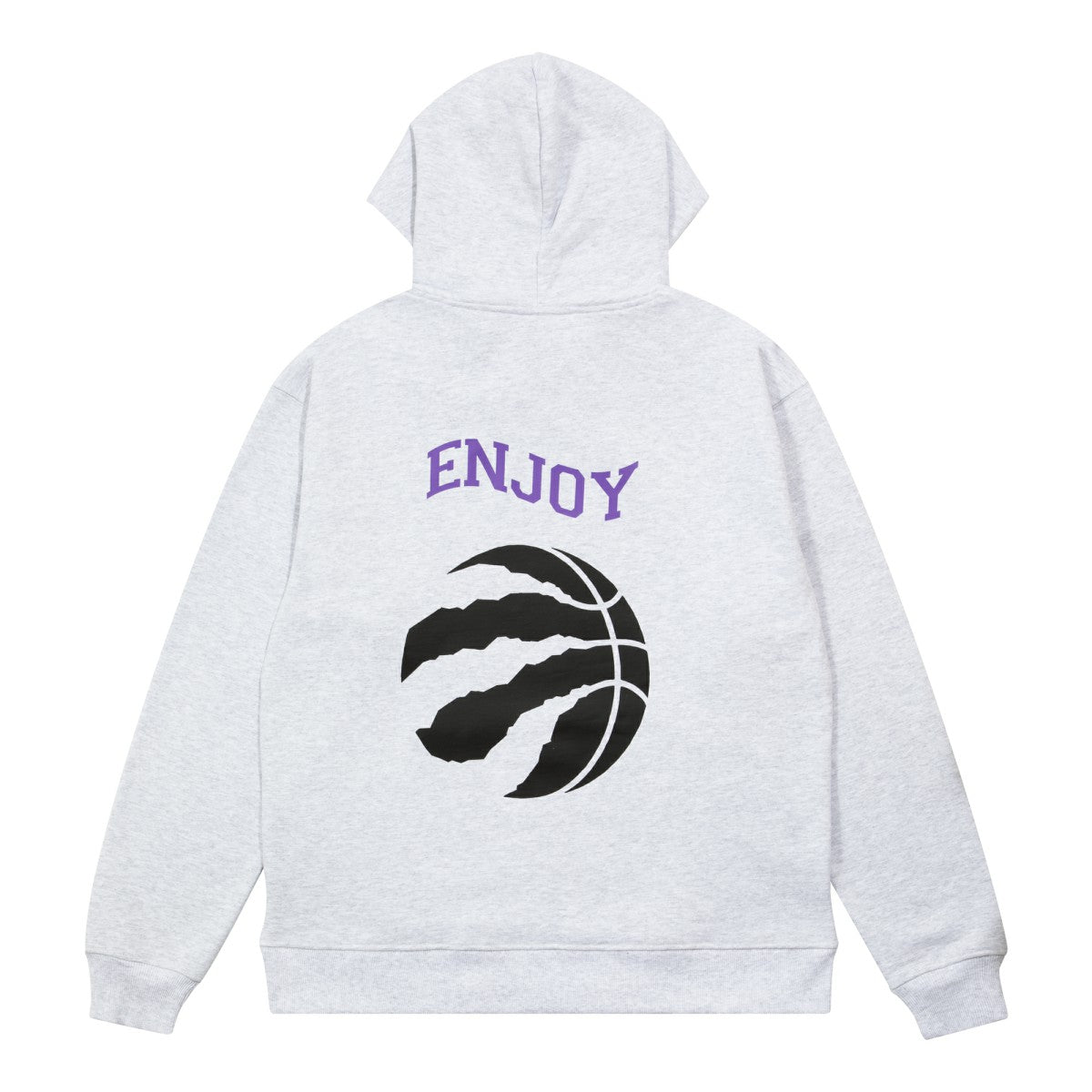 NBA - Enjoy Basketball x Toronto Raptors Unisex Hoop Enthusiast Capsule Collection Pullover Hoodie - Heather Gray