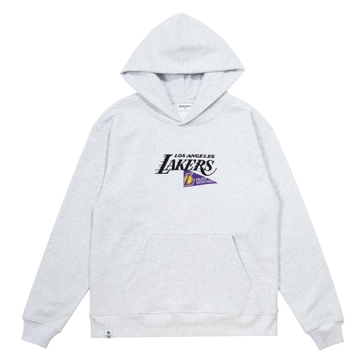 NBA - Enjoy Basketball x Los Angeles Lakers Unisex Hoop Enthusiast Capsule Collection Pullover Hoodie - Heather Gray
