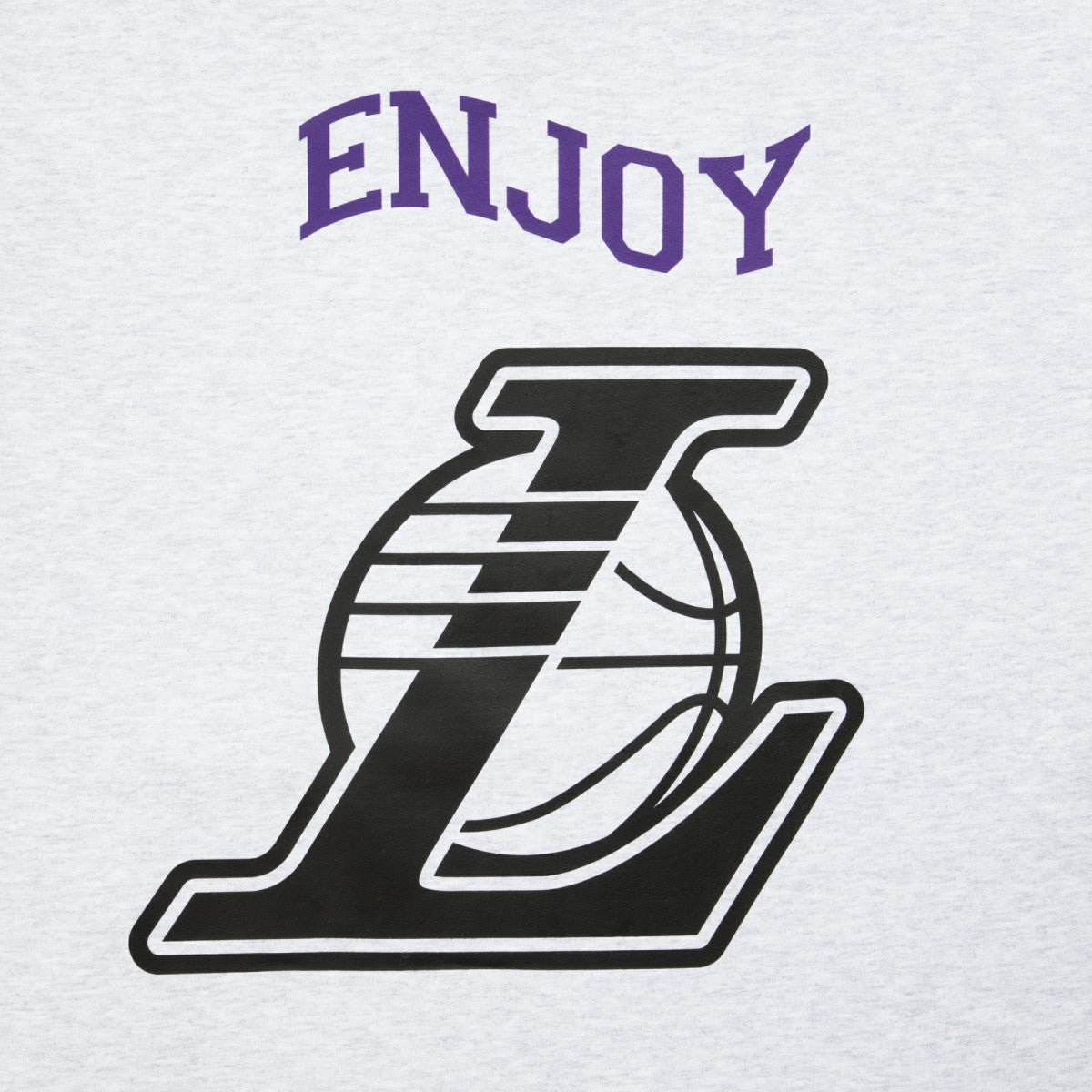 NBA - Enjoy Basketball x Los Angeles Lakers Unisex Hoop Enthusiast Capsule Collection Pullover Hoodie - Heather Gray