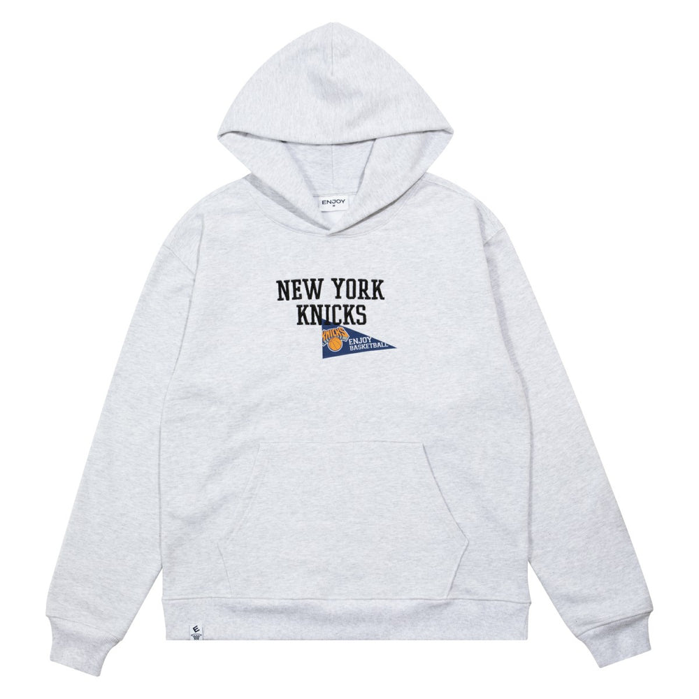 NBA - Enjoy Basketball x New York Knicks Unisex Hoop Enthusiast Capsule Collection Pullover Hoodie - Heather Gray