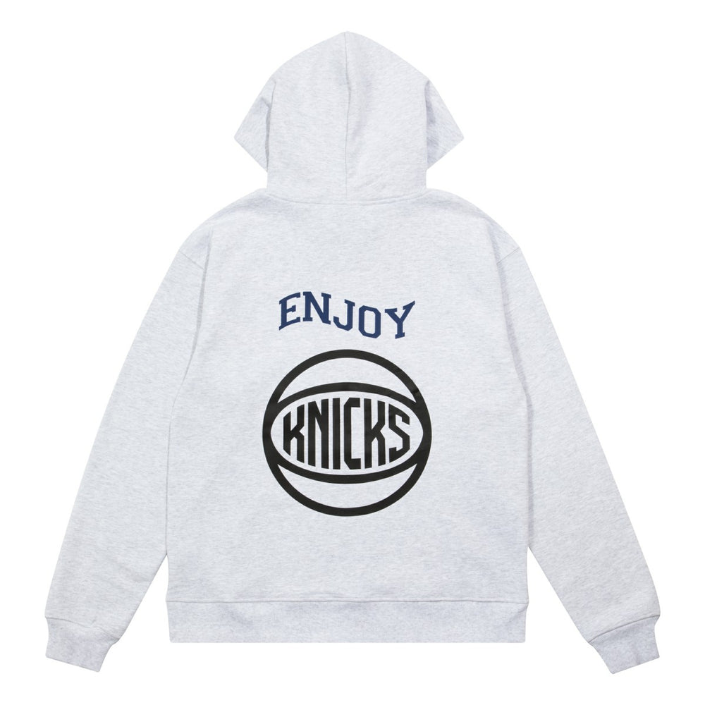NBA - Enjoy Basketball x New York Knicks Unisex Hoop Enthusiast Capsule Collection Pullover Hoodie - Heather Gray
