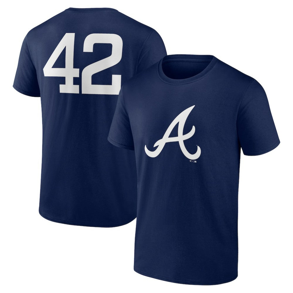 Atlanta Braves Jackie Robinson Day Name & Number T-Shirt Lifestyle