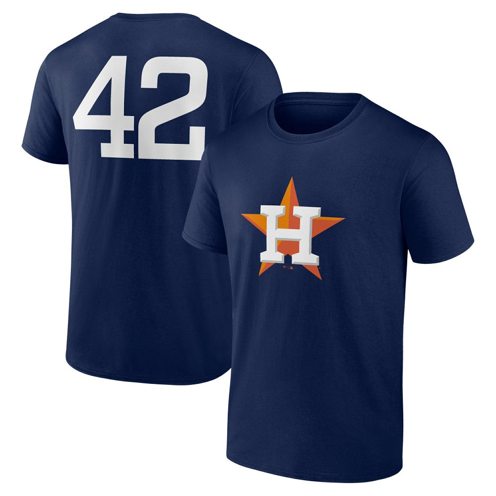 Houston Astros Jackie Robinson Day Name & Number T-Shirt Sale