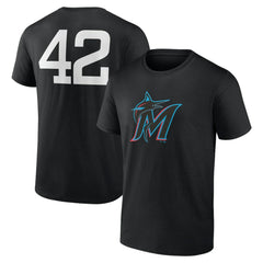 Miami Marlins Jackie Robinson Day Name & Number T-Shirt Lifestyle