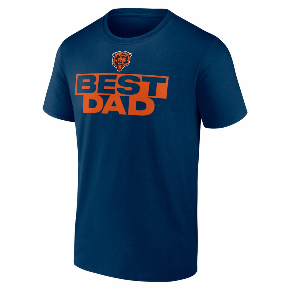 Chicago Bears Greatest Dad T-Shirt Navy - NFL