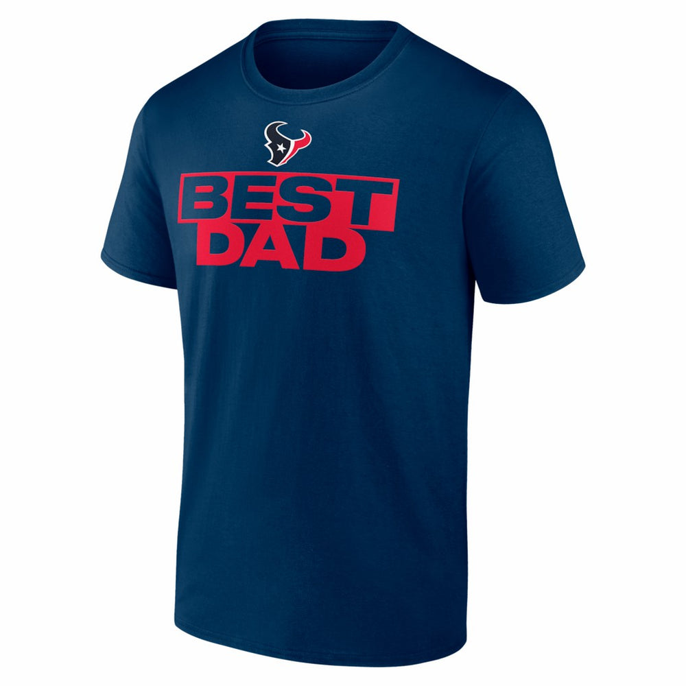 Houston Texans Greatest Dad T-Shirt Navy - NFL