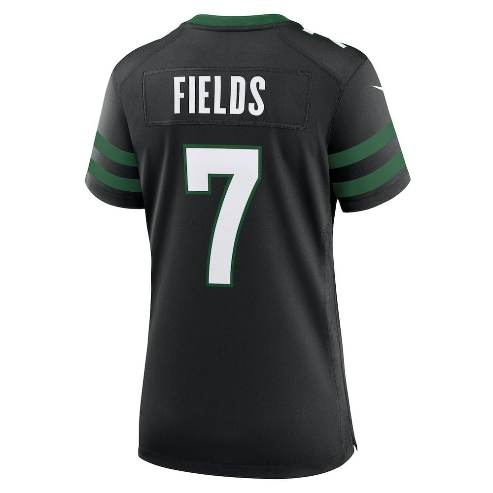 Justin Fields New York Jets Women's Alternate Game Jersey Black - Nike