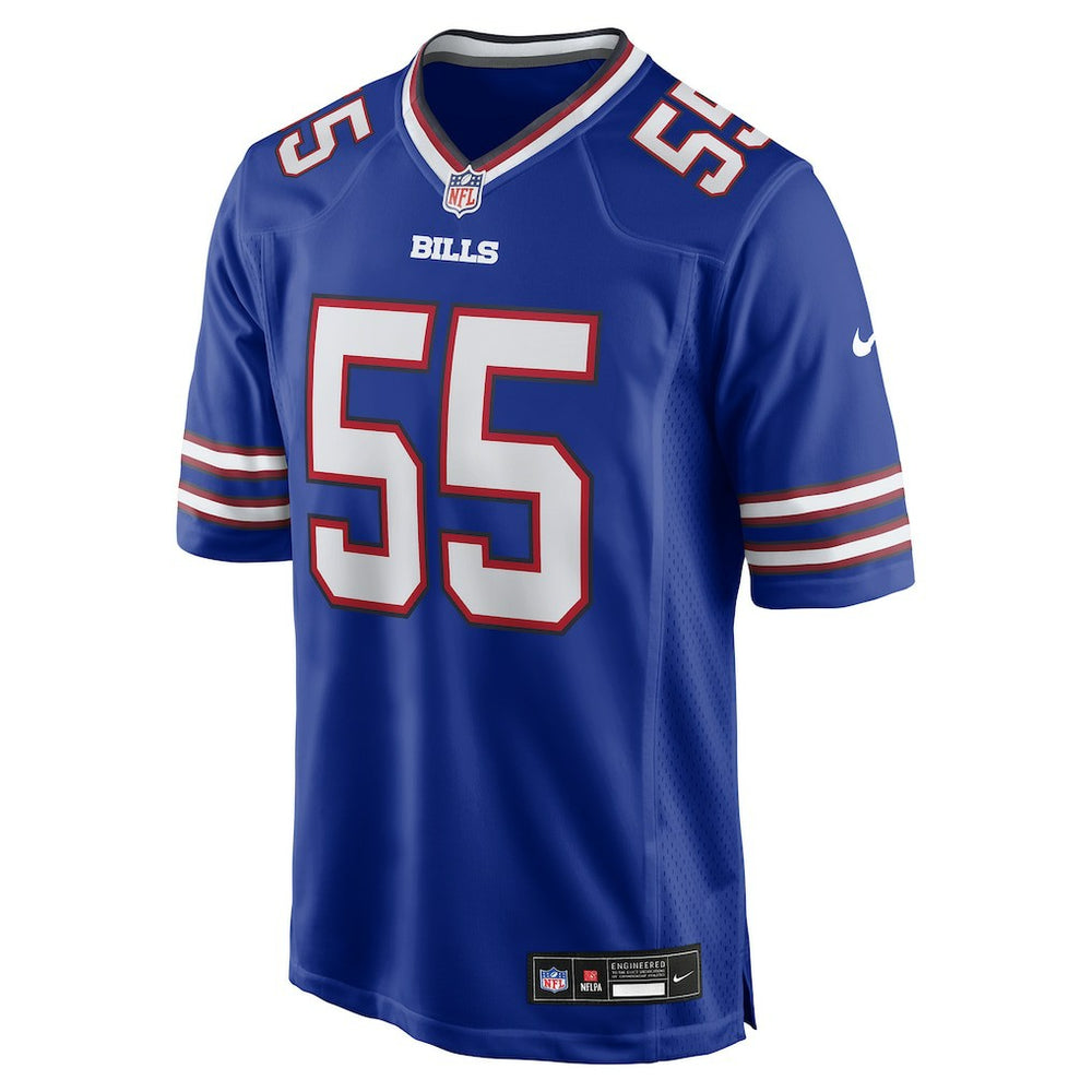 Michael Hoecht Buffalo Bills Team Game Jersey Royal - Nike