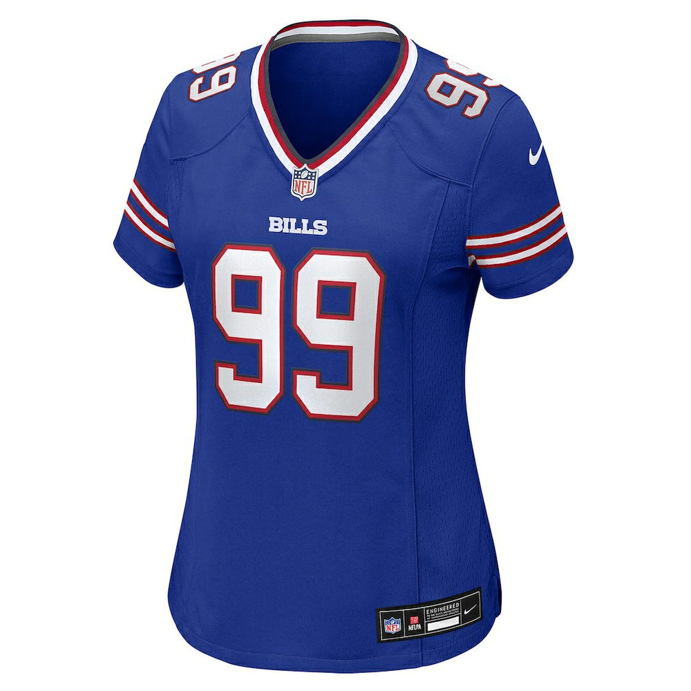 Larry Ogunjobi Buffalo Bills Women's Team Game Jersey Royal - Nike