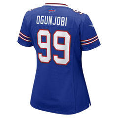 Larry Ogunjobi Buffalo Bills Women's Team Game Jersey Royal - Nike
