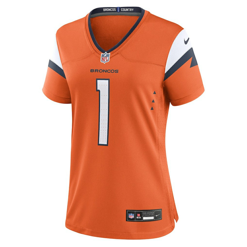 Evan Engram Denver Broncos Women's Team Game Jersey Orange - Nike