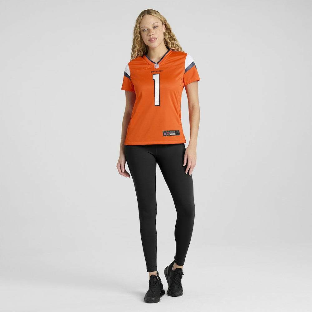 Evan Engram Denver Broncos Women's Team Game Jersey Orange - Nike