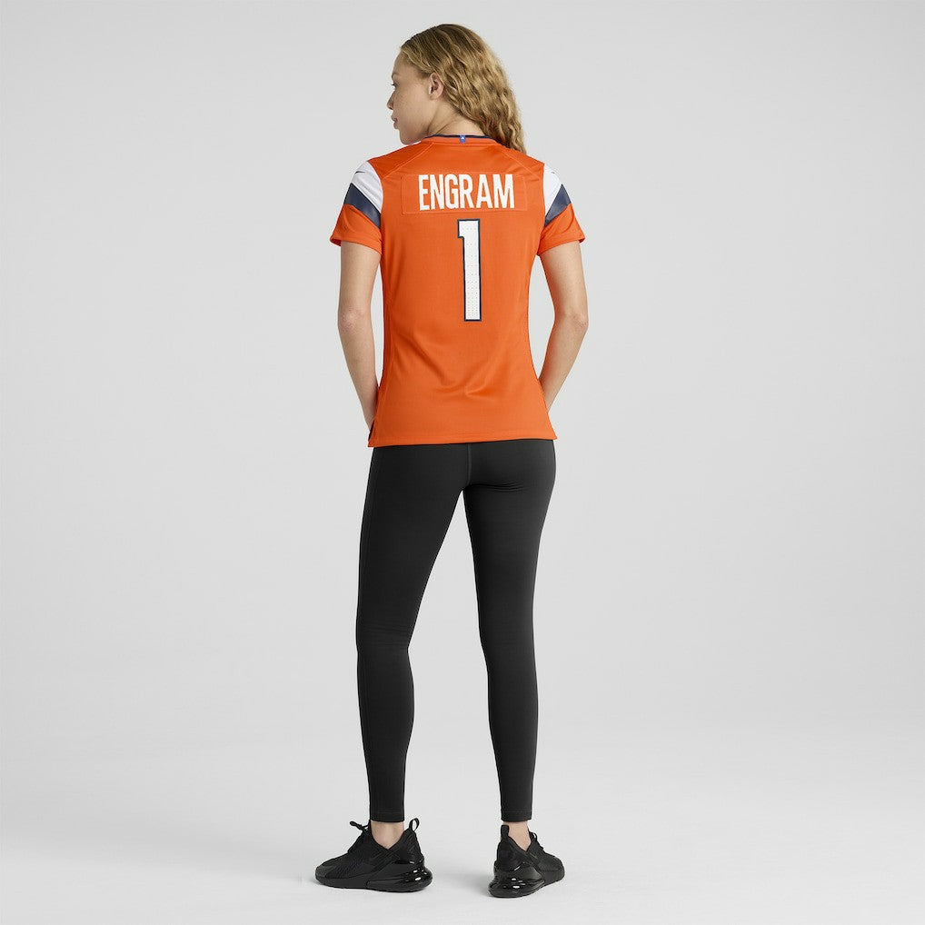 Evan Engram Denver Broncos Women's Team Game Jersey Orange - Nike
