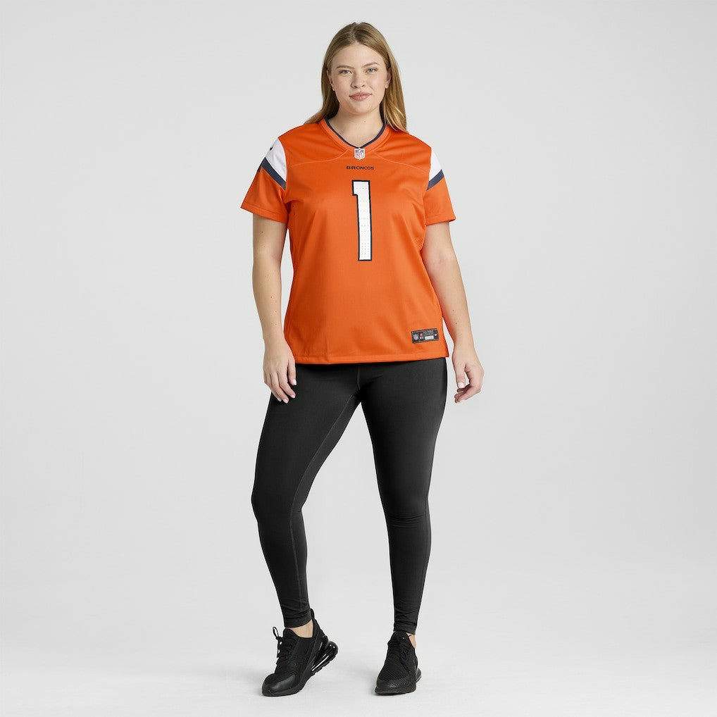 Evan Engram Denver Broncos Women's Team Game Jersey Orange - Nike
