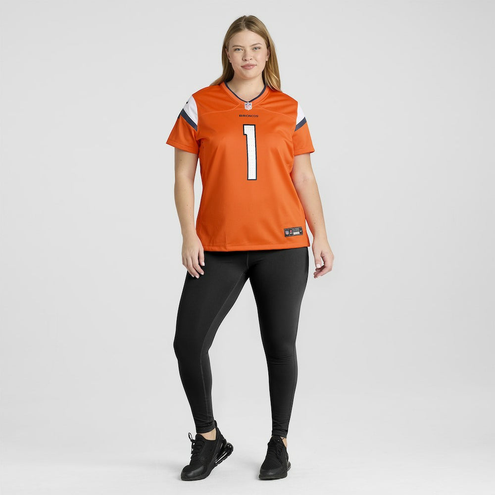 Evan Engram Denver Broncos Women's Team Game Jersey Orange - Nike