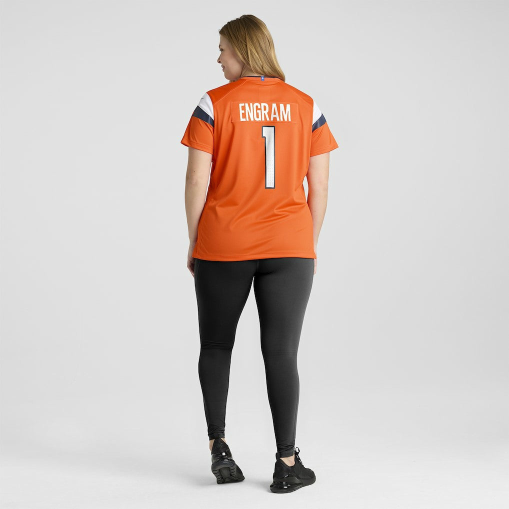 Evan Engram Denver Broncos Women's Team Game Jersey Orange - Nike