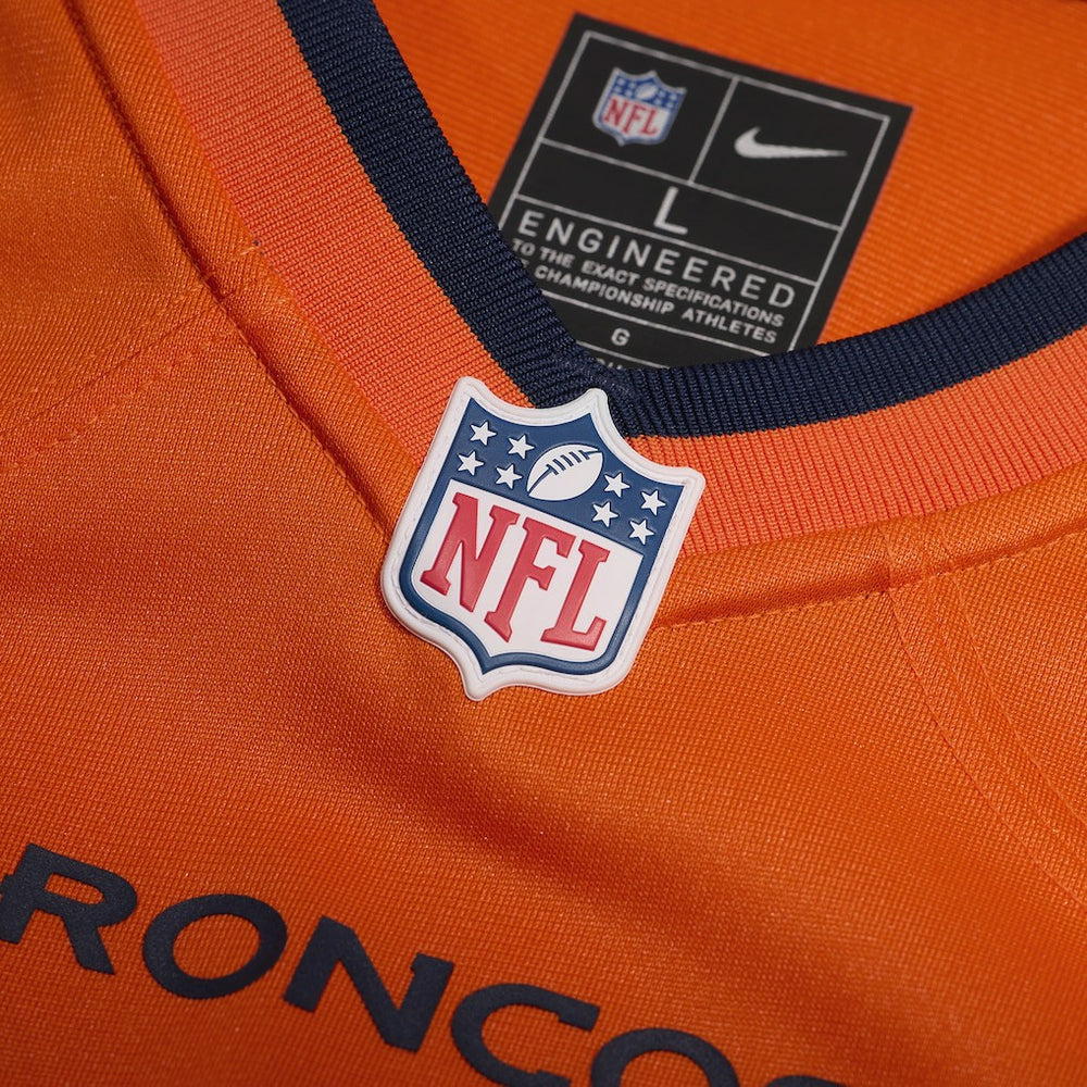 Talanoa Hufanga Denver Broncos Team Game Jersey Orange - Nike