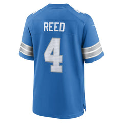 D.J. Reed Detroit Lions Team Game Jersey Blue - Nike