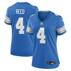 D.J. Reed Detroit Lions Women's Team Game Jersey Blue - Nike