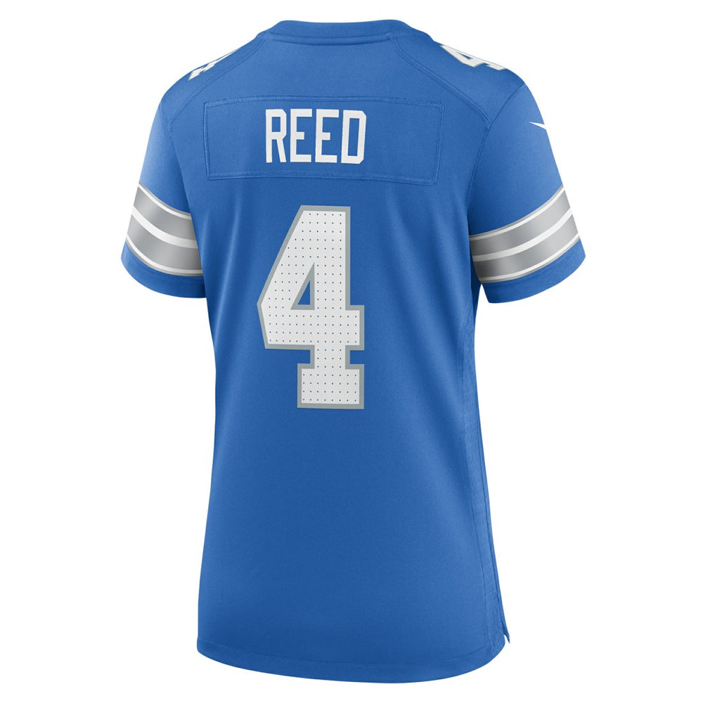 D.J. Reed Detroit Lions Women's Team Game Jersey Blue - Nike