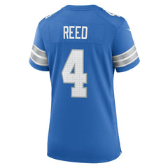 D.J. Reed Detroit Lions Women's Team Game Jersey Blue - Nike