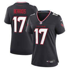 Braxton Berrios Houston Texans Women's Team Game Jersey Navy - Nike