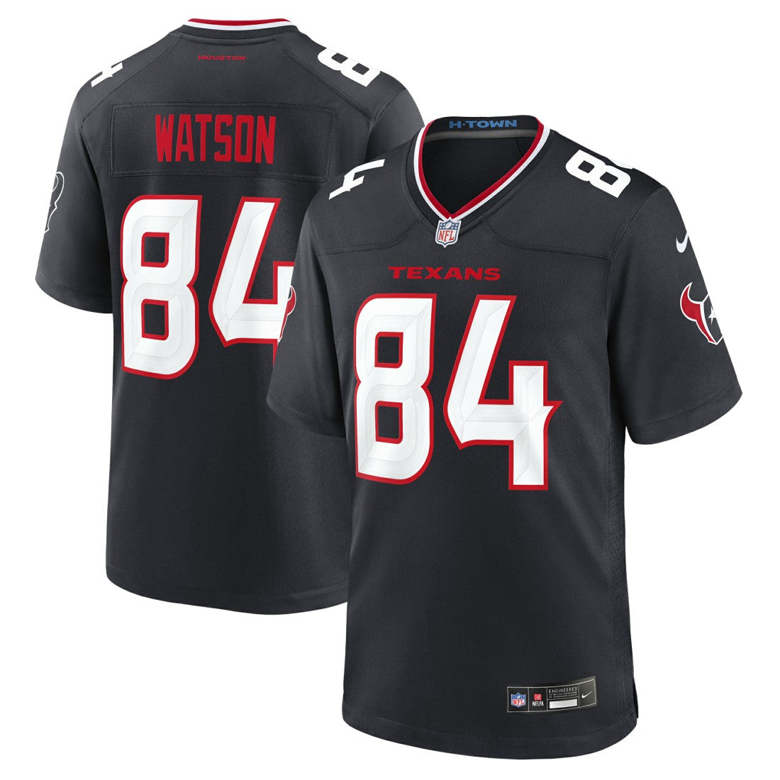 Justin Watson Houston Texans Team Game Jersey - Navy | NFL Jerseys