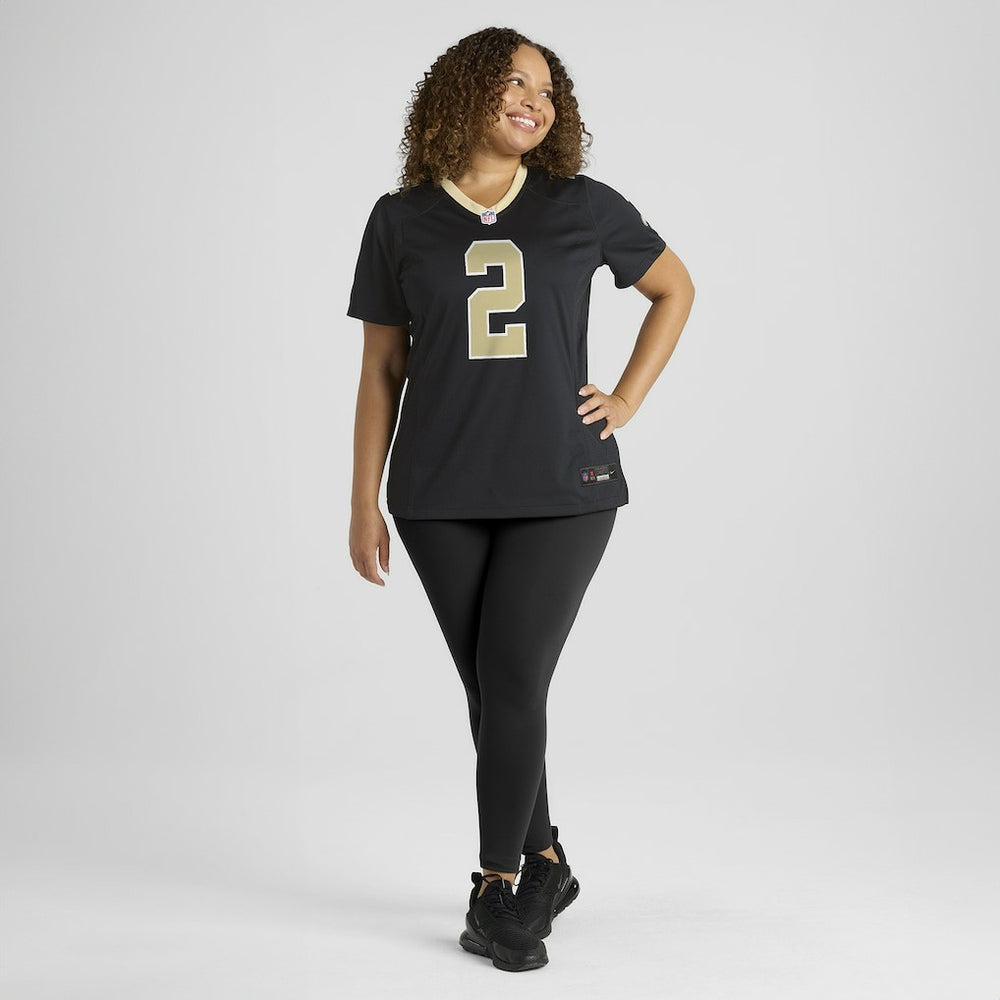 Spencer Rattler New Orleans Saints Women's Team Game Jersey Black - Nike