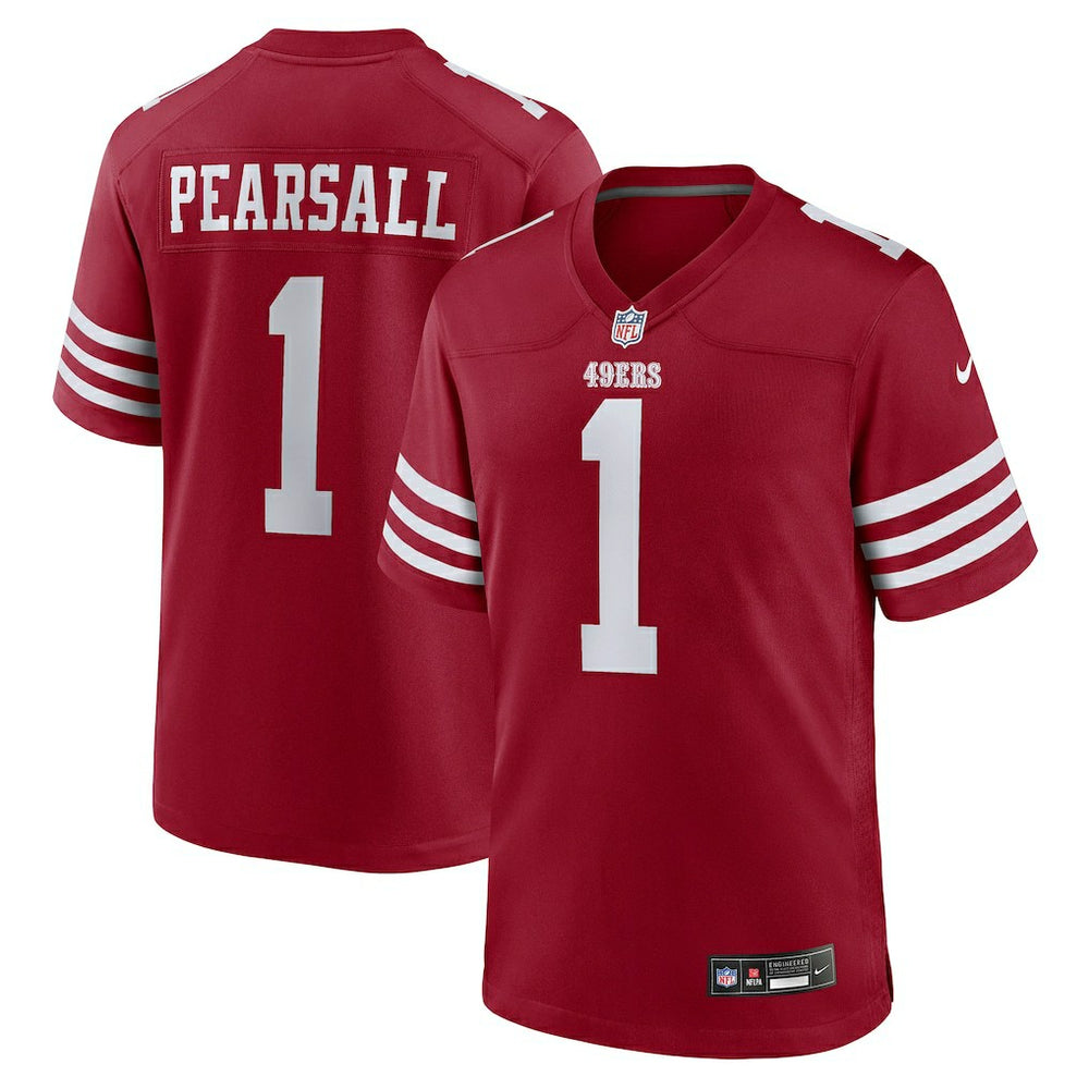 Ricky Pearsall San Francisco 49ers Team Game Jersey Scarlet - Nike