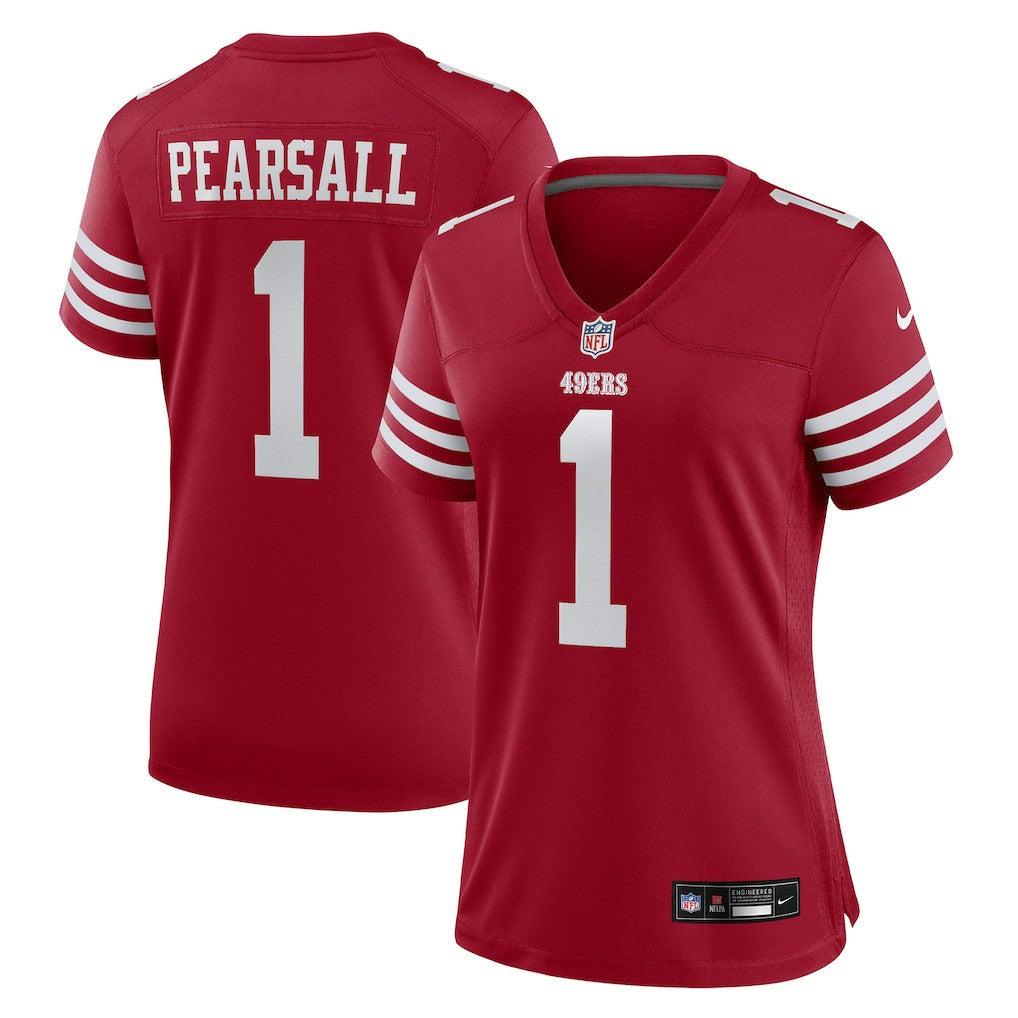 Ricky Pearsall San Francisco 49ers Women's Team Game Jersey Scarlet - Nike