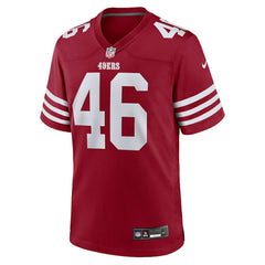 Jon Weeks San Francisco 49ers Team Game Jersey Scarlet - Nike