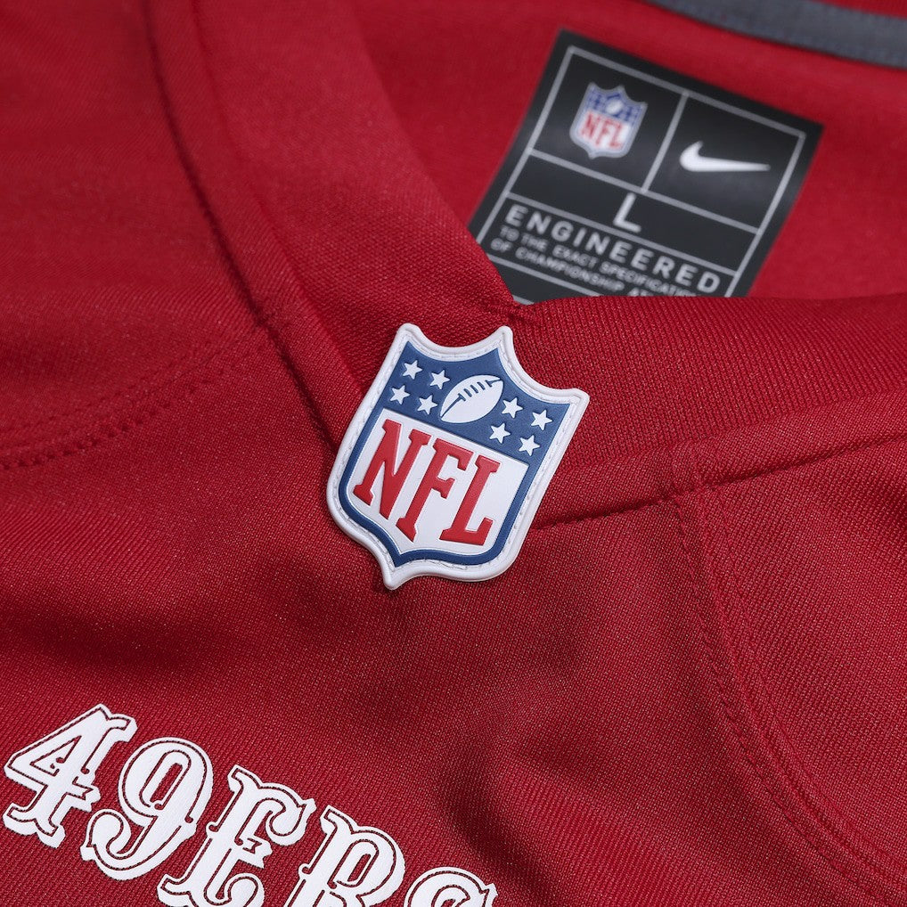 Jon Weeks San Francisco 49ers Team Game Jersey - Scarlet | NFL Jerseys
