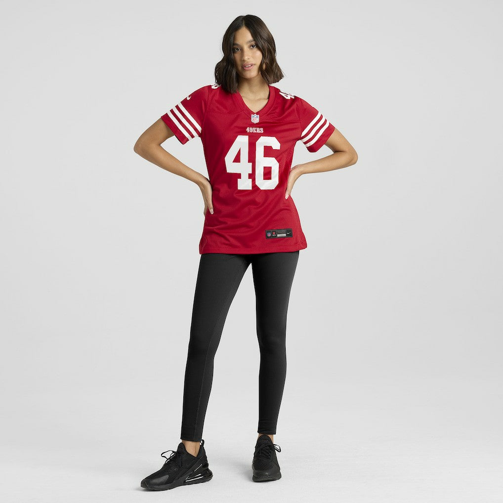 Jon Weeks San Francisco 49ers Women's Team Game Jersey Scarlet - Nike