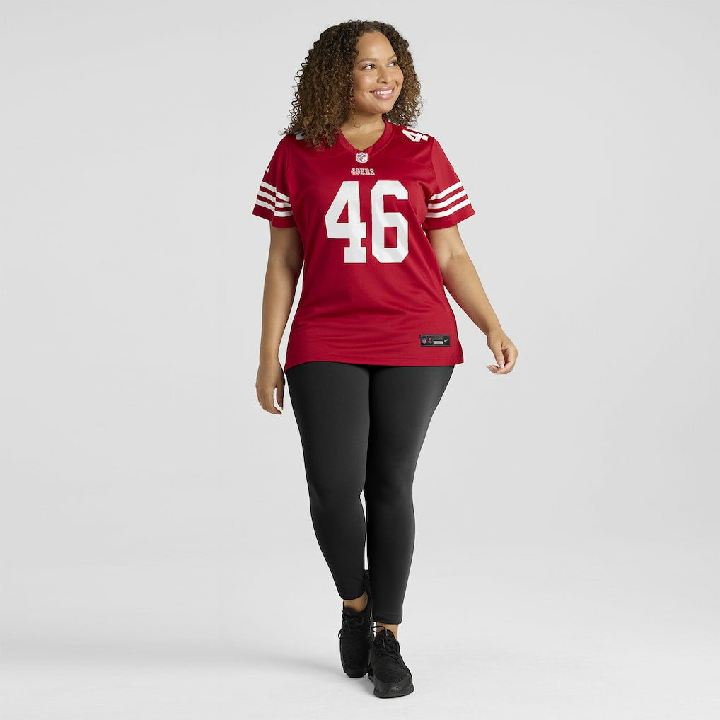 Jon Weeks San Francisco 49ers Women's Team Game Jersey Scarlet - Nike