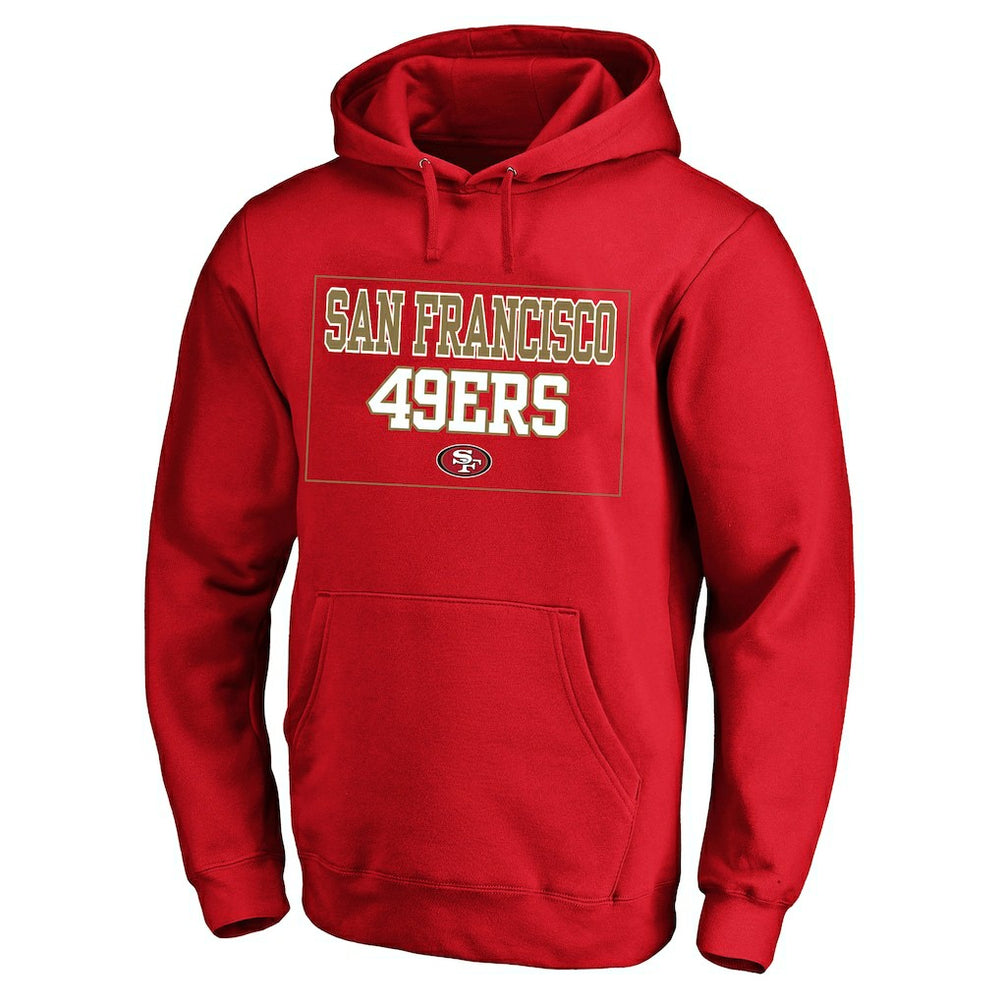 San Francisco 49ers Big & Tall Fleece Hoodie Scarlet - Fanatics