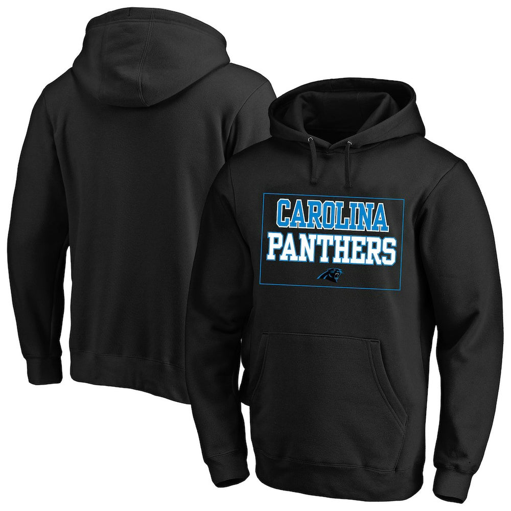 Carolina Panthers Big & Tall Fleece Hoodie Black - Fanatics