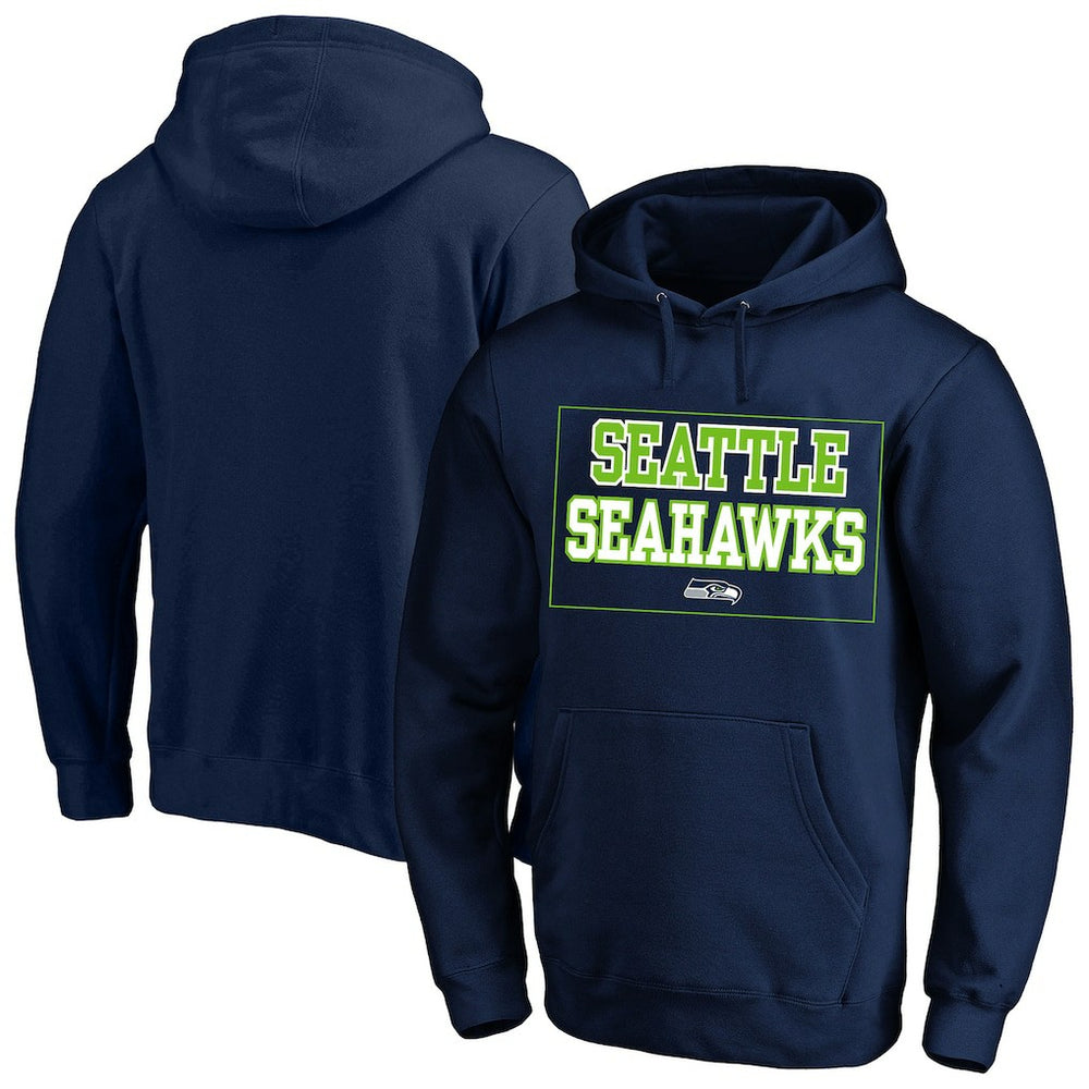 Seattle Seahawks Big & Tall Fleece Hoodie College Navy - Fanatics