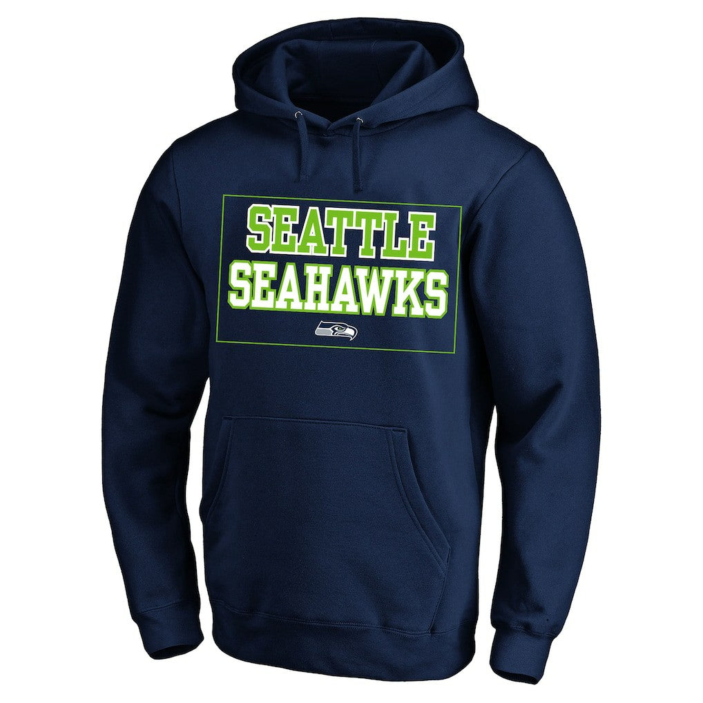 Seattle Seahawks Big & Tall Fleece Hoodie College Navy - Fanatics