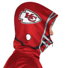 Kansas City Chiefs Pro Player Helmet Full-Zip Hooded Track Jacket Red/Gold - NFL