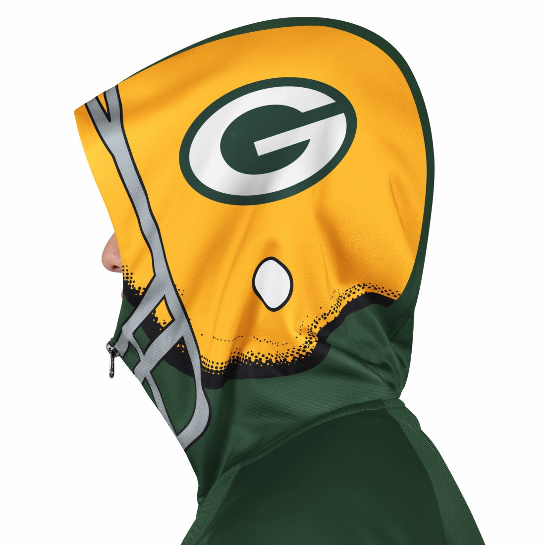 Green Bay Packers Pro Player Helmet Full-Zip Hooded Track Jacket Green/Gold - NFL