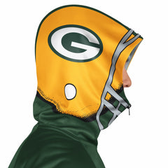 Green Bay Packers Pro Player Helmet Full-Zip Hooded Track Jacket Green/Gold - NFL