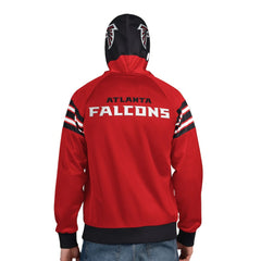 Atlanta Falcons Pro Player Helmet Full-Zip Hooded Track Jacket Red/Black - NFL
