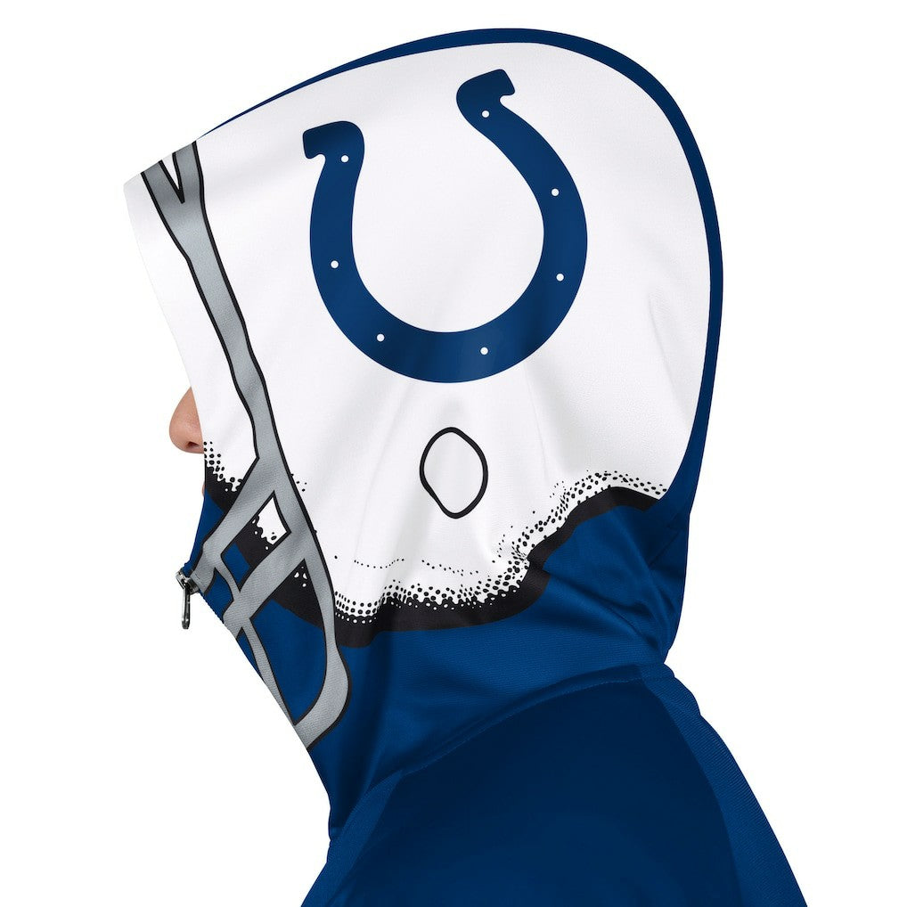 Indianapolis Colts Pro Player Helmet Full-Zip Hooded Track Jacket Royal/White - NFL