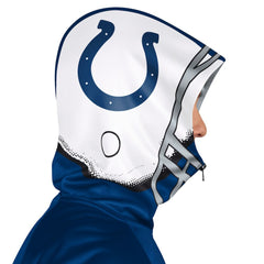 Indianapolis Colts Pro Player Helmet Full-Zip Hooded Track Jacket Royal/White - NFL