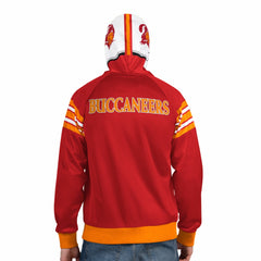 Tampa Bay Buccaneers Pro Player Retro Helmet Full-Zip Hooded Track Jacket Red/Orange - NFL