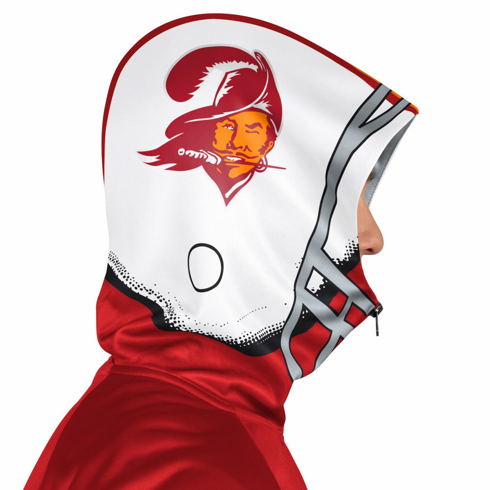 Tampa Bay Buccaneers Pro Player Retro Helmet Full-Zip Hooded Track Jacket Red/Orange - NFL