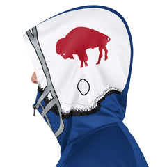 Buffalo Bills Pro Player Retro Helmet Full-Zip Hooded Track Jacket Royal/Red - NFL