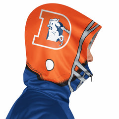 Denver Broncos Pro Player Retro Helmet Full-Zip Hooded Track Jacket Royal/Orange - NFL