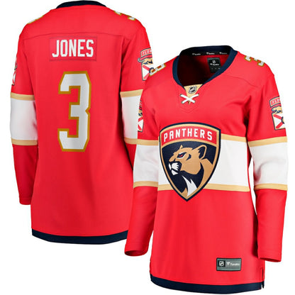 Seth Jones Florida Panthers Fanatics Women's Home Breakaway Player Jersey - Red | NHL Jerseys